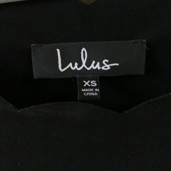 XS black lulus dress - Picture 2 of 2
